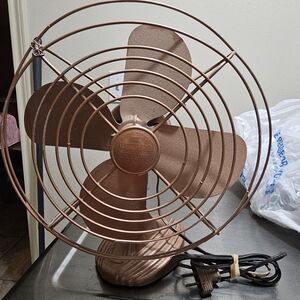 Retro Copper Desk Fan
